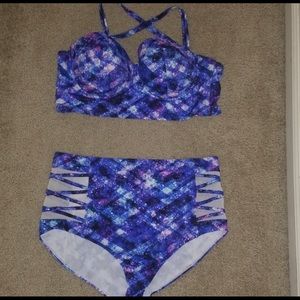 NWOT Torrid Space Geo Bikini
